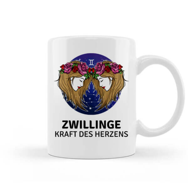 Tasse Sternzeichen Zwillinge