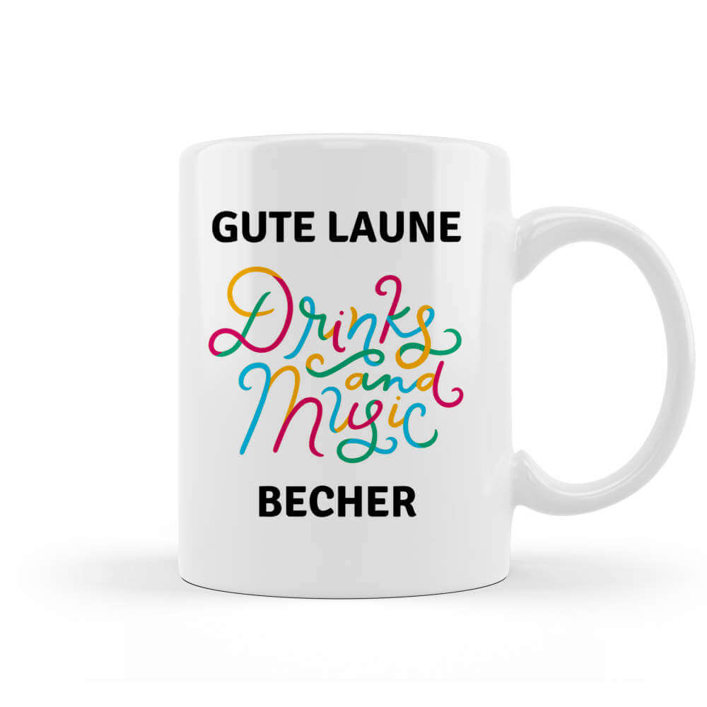 Tasse kaufen drinks and music