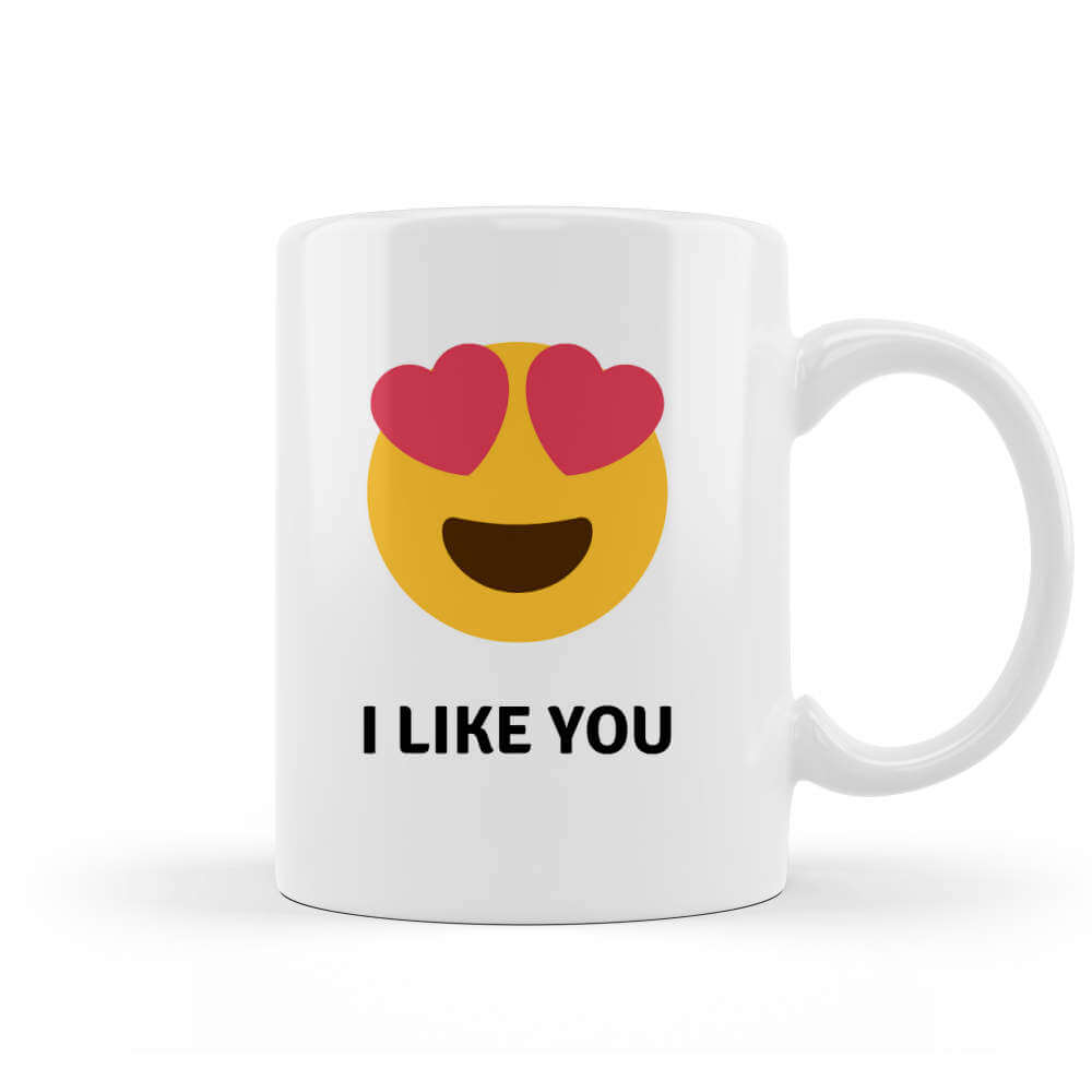 Tasse kaufen I like you Smiley
