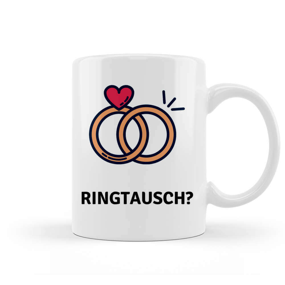 Tasse kaufen Heiratsantrag Ringtausch