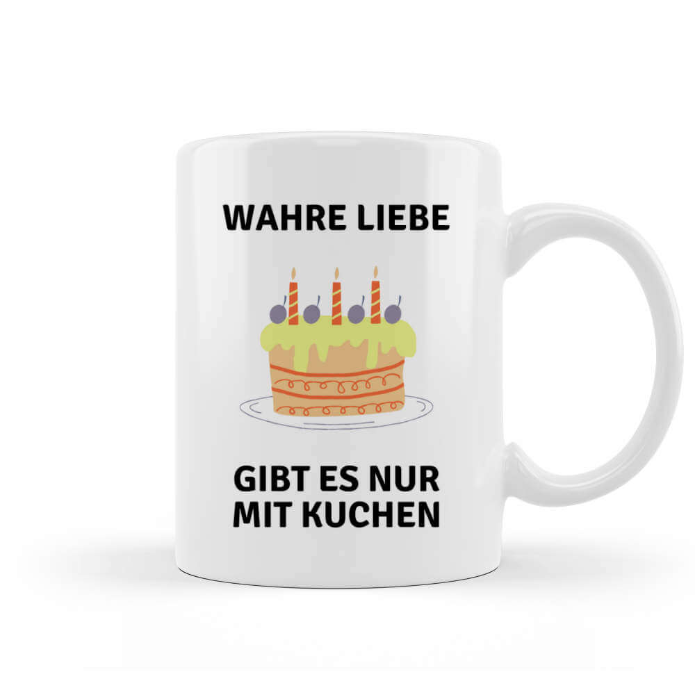 Wahre Liebe Kuchen Tasse kaufen