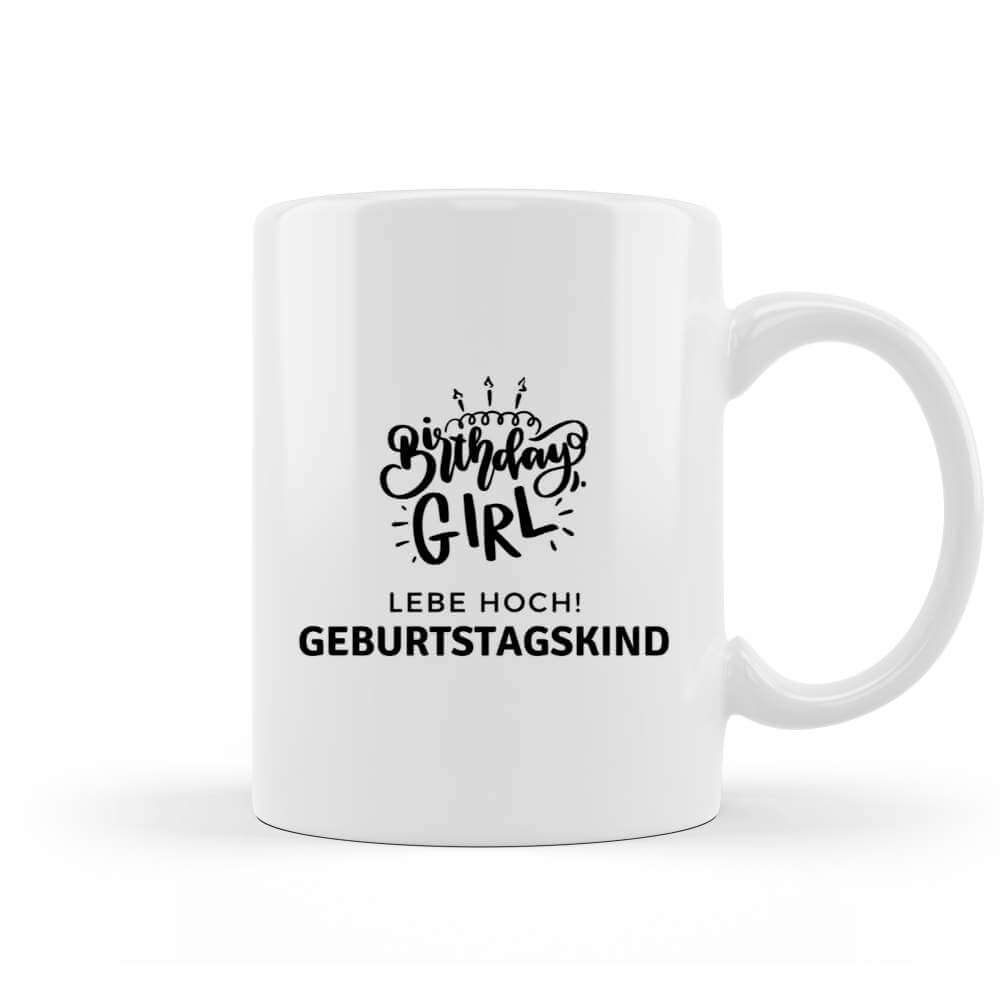 Lebe hoch Geburtstagskind Birthday Girl Tass kaufen
