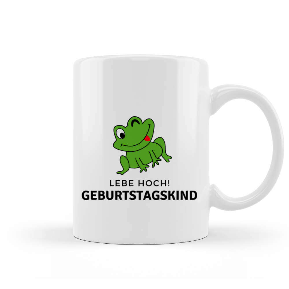 Lebe hoch Geburtstagskind Frosch